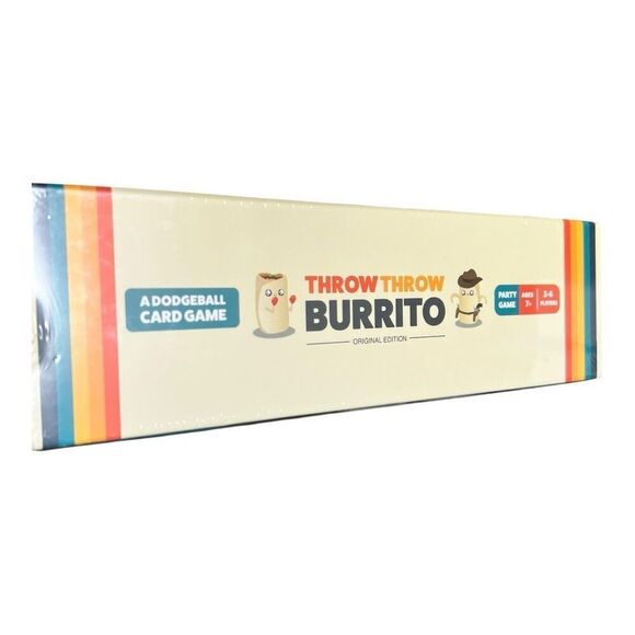 New Sealed Exploding Kittens Presents Throw Throw Burrito A Dodgeball Card Game - Picture 4 of 5